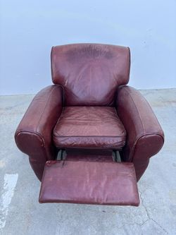 Baker Furniture Leather Recliner
