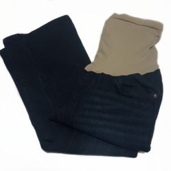 Oh Baby Motherhood Dark Wash Flared Jeans-Small