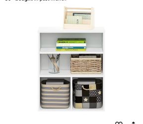White bookcase