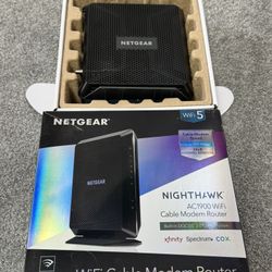 NetGear Nighthawk (WiFi+ cable modem + router )
