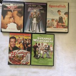 5 Comedy DVDs Adam Sandler Spanglish Galaxy Quest