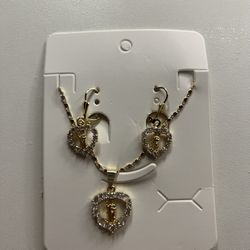 San Judas Necklace With Diamonds