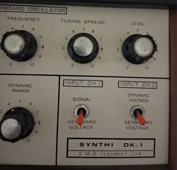 EMS Synthi  ( london ) Ltd. 1969. The( krucklewood )with the( putney ) EMS VCS3