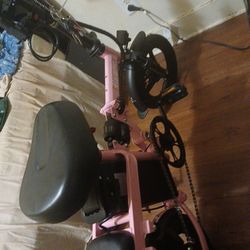 LIKE NEW Pink Hisent E-Bike - Only 50 Miles! + Accessories Included
