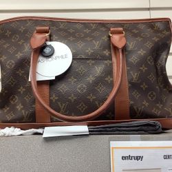 Louis Vuitton Sac Weekend Bag, Double Autheticated