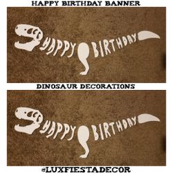 Dinosaur banner for backdrop