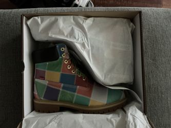 Supreme Multi-Color Timberland 6” Premium Waterproof Boot Size 10