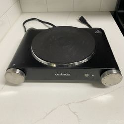 CUSIMAX 1500W Electric Hot Plate Single Burner Portable Countertop Stove