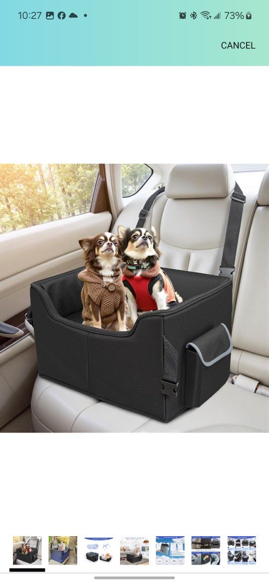 Dog Car Booster Seat Small/Medium Size Dog
