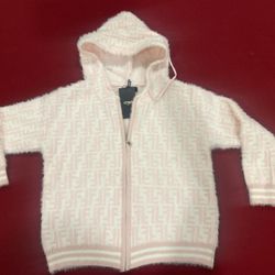 Pink Fur Women Hoodie Jacket/Brand New/Super Cute/Size Large