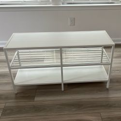 White Shelf/TV Stand