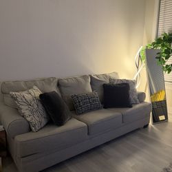 Light Gray 3-Seater- Sofa cama