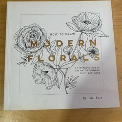 How to Draw Modern Florals Book