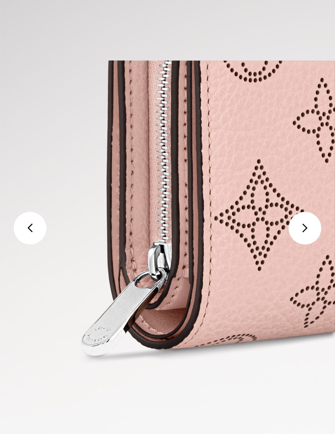NEW Mahina Leather Cléa Wallet, Rose Jasmin Pink
