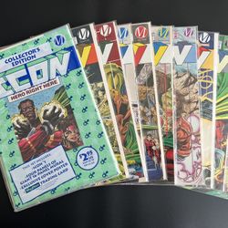 DC Comics Milestone 1993 Icon ISSUES #1-10 With bonus Issue #16 ICON Vs SUPERMAN