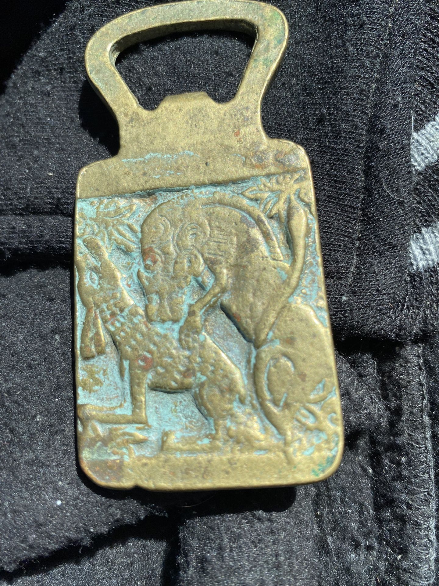 Antique Heavy Brass Bottle Opener