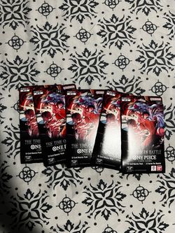 One piece The Time of Battle Sleeved Booster Pack
