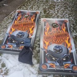 Harley-Davidson Cornhole Boards W/ Bags