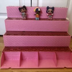 L.O.L Dolls Stand Display With Included Exesories