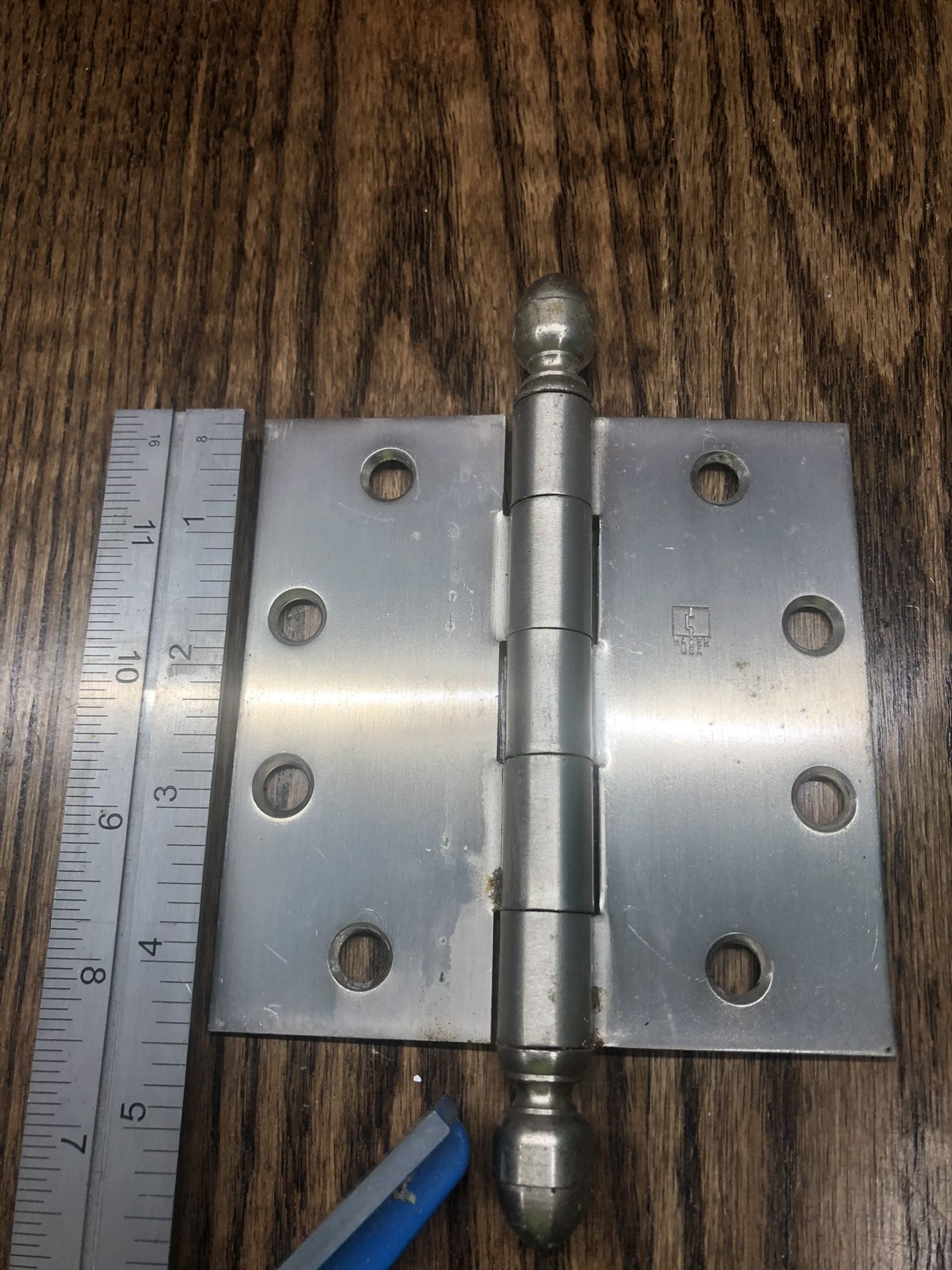 Heavy stainless steel hinges for sale. Excellent condition! Make an offer.