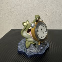 RARE Disney Villains Tick Tock The Crocodile Clock Figure Peter Pan without tail