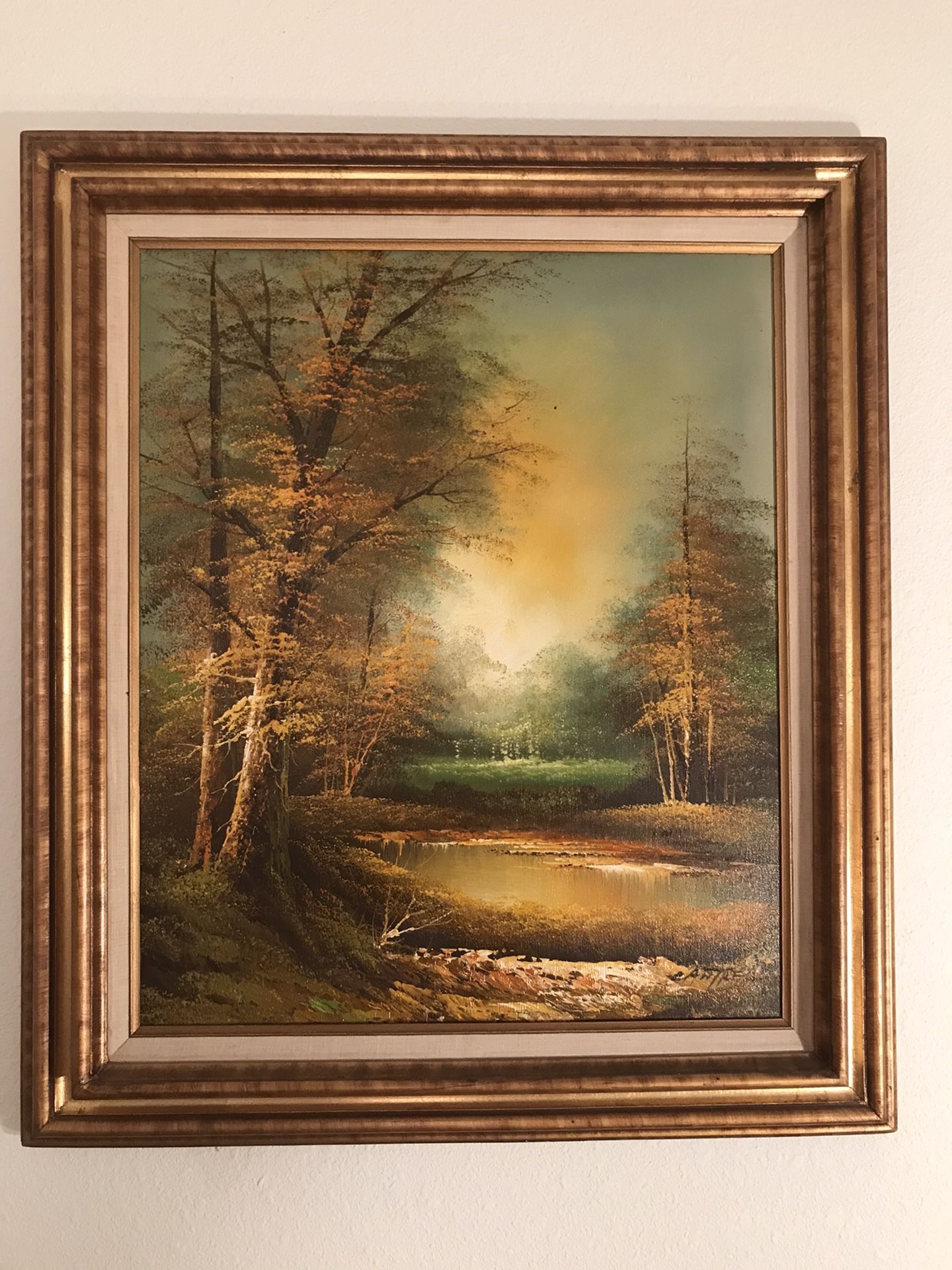 Canvas Print Fall Forest Landscape