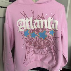 Pink Spider Hoodie Size M