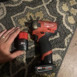 Milwaukee M12 Fuel Surge With Two Batteries 