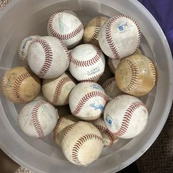 Bucket Of Baseballs