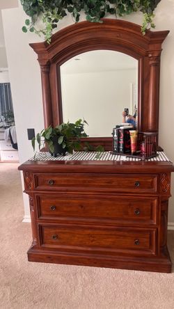 Free Three drawer dresser, solid wood