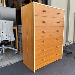 Japanese Vintage Modern 8 Drawer Dresser Good Condition 