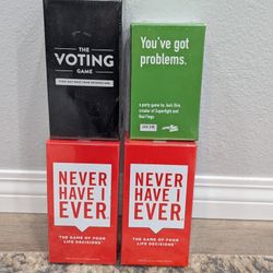 Adult Party Group Card Games $20 Each new Sealed