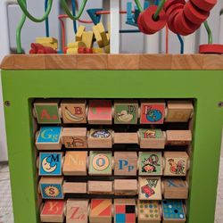 Wood Activity Cube Cars