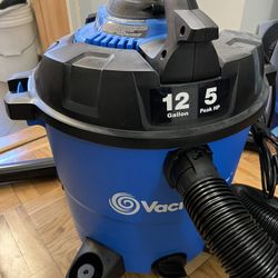Vacmaster blue line 12 Gallon Wet/Dry Vacuum With Detachable Blower VBV1210