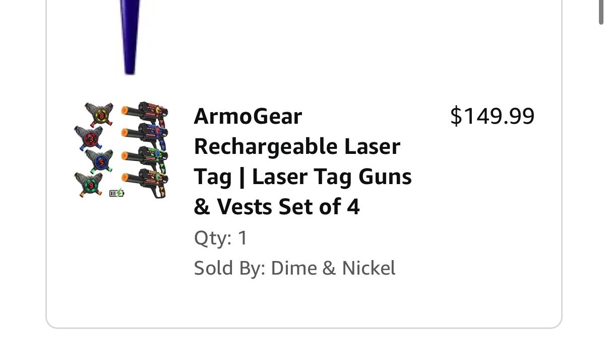 Kids Used Laser Tag Gun- 4 Pack