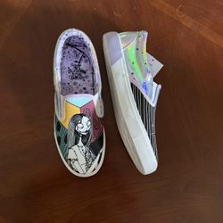 Nightmare Before Christmas Slip On Shoes Size 8 Ladies