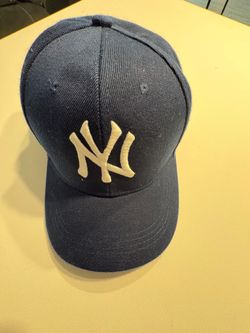 VTG NY Yankees Navy Blue Baseball Cap Hat Mirae Custom Custom (A4)