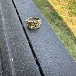10kt Gold Nugget Ring
