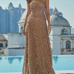 Gold Sequence Gown