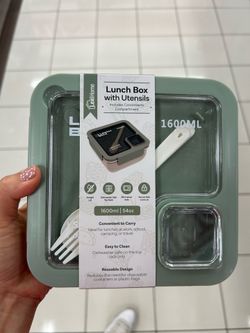 NWT Lunch Box with Utensils