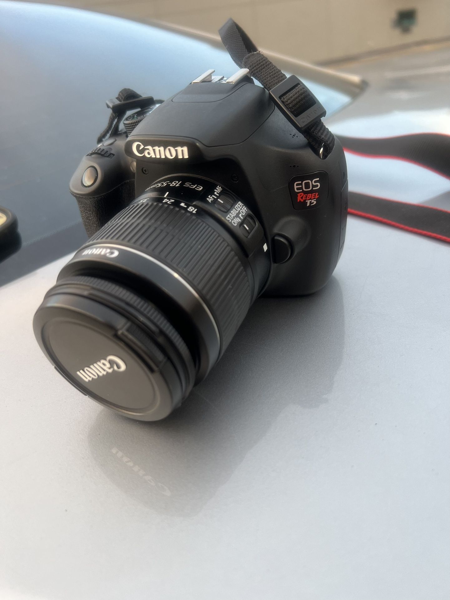 Canon EOS Rebel T5 18.0 MP DSLR Camera Kit with EF-S 18-55mm (used)
