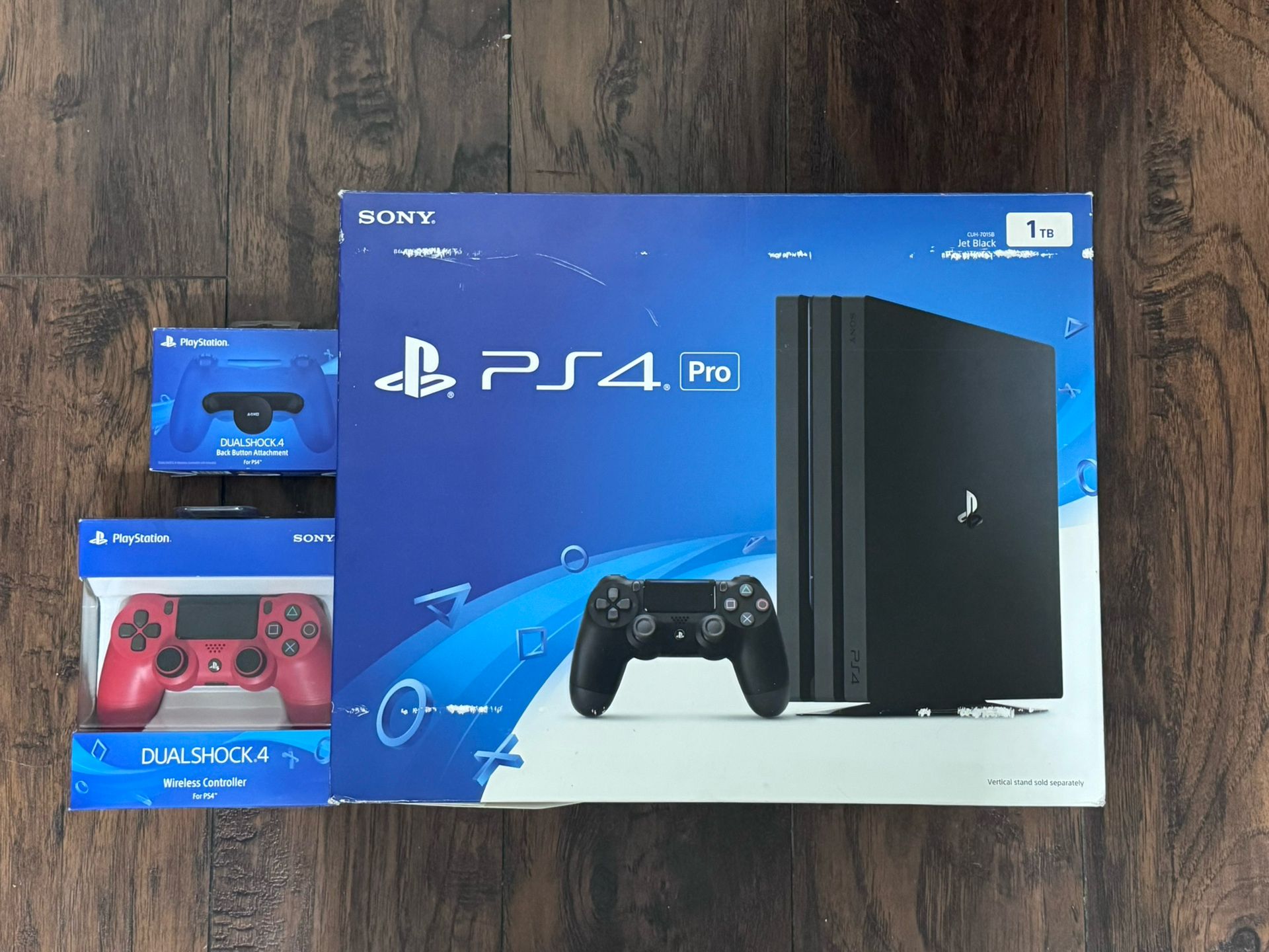 PlayStation 4 Pro With Extra Controller And Back Button Accessory