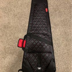 Rare Like New 2000s Coffin Case Gig Bag - Backpack Straps - Vintage! 