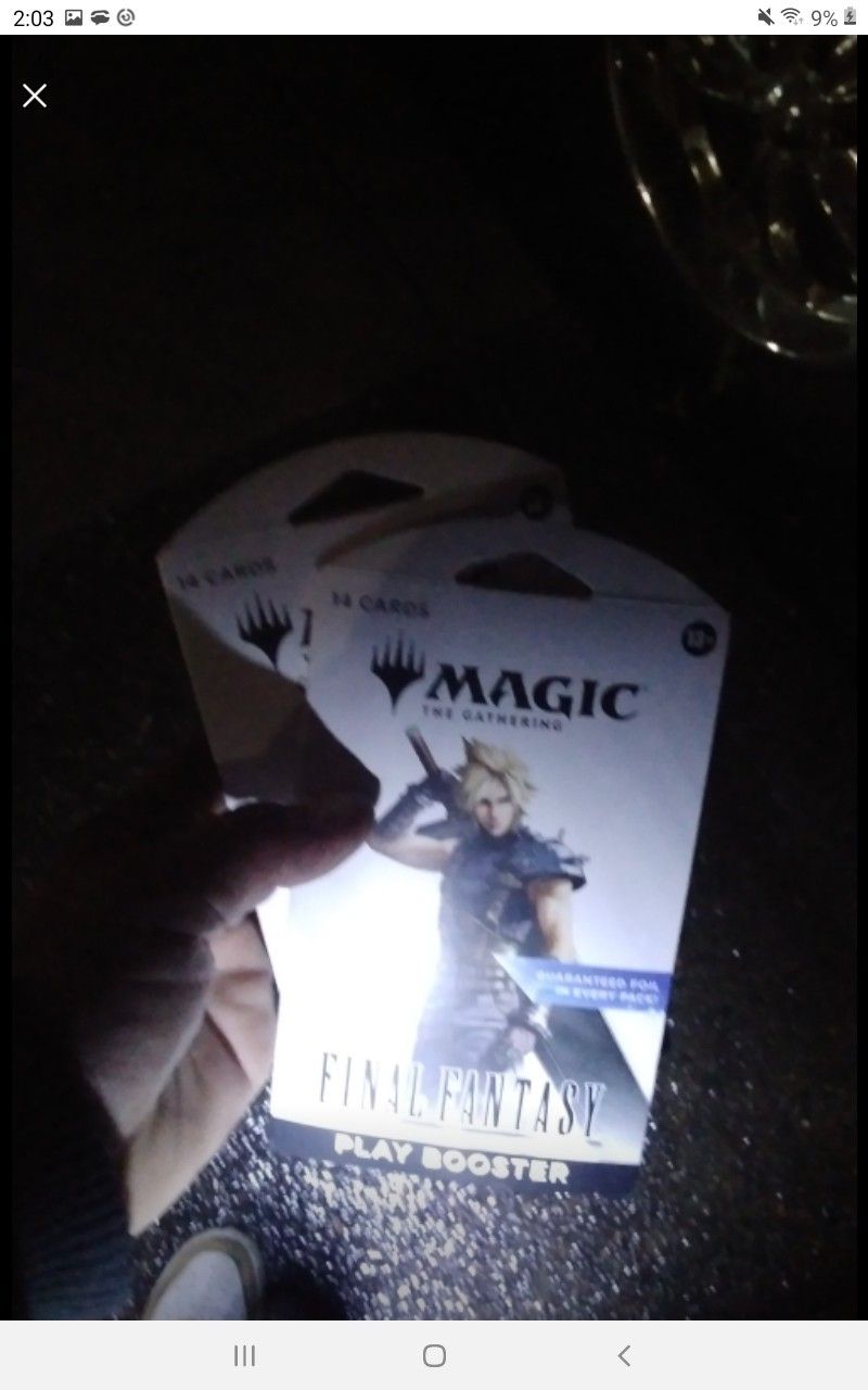 6 Final Fantasy Magic Booster Packs