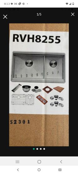 RVH8255 Double Basin Stainless Steel Kitchen Sink