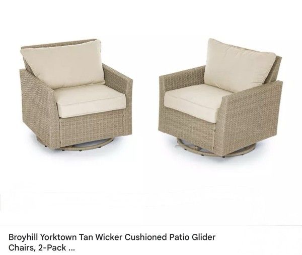Yorktown Swivel Glider Chairs 2 Piece Set