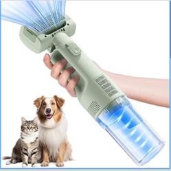 Dog Vacuum For Shedding Grooming, Pet Grooming Vacuum For Dogs Cat, Vacuum Pet Hair Remover Tool with Slicker Deshedding Dog Brush for Shedding Dematt