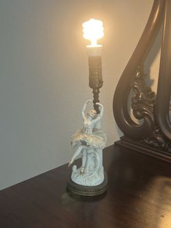 Vintage Ballerina Lamp