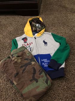 Toddler polo outfit