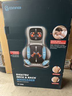 Back massager with heat